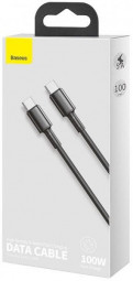 Кабель-зарядка Type-C на Type-C Baseus High Density Braided 100W 1м (CATGD-01) черный