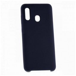 Накладка для Samsung Galaxy A30 Silicone cover темно-синяя