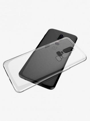 Чехол-накладка силикон 0.5мм One Plus 6 прозрачный