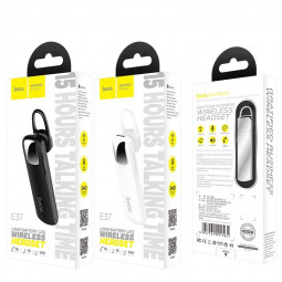 Bluetooth-гарнитура Hoco E37 Gratified Business V41 белая