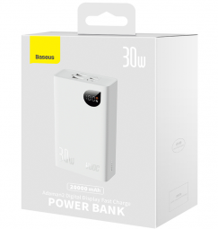 Powerbank Baseus Adaman2 20000mAh 2USB/1USB-C 30W PPAD050002 белый