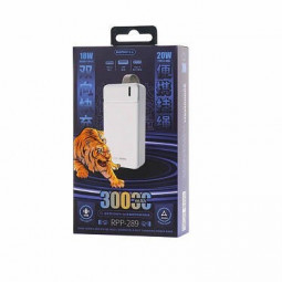 Powerbank REMAX RPP-289 30000mAh 1USB/1USB-C 18W/20W синий