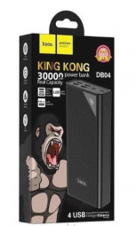 Powerbank Hoco DB04 30000mAh 4USB 2.1A с дисплеем черный
