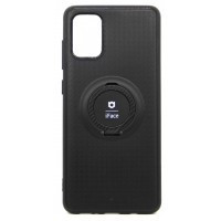 Чехол-накладка для Xiaomi Redmi 10 силикон iface с держателем черный