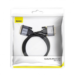 Кабель Baseus Enjoyment Series DVI на DVI 2м (CAKSX-R0G) черный