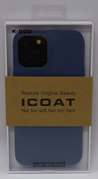 Накладка для i-Phone 12 Pro Max K-Doo iCoat силикон синяя