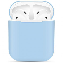 Силиконовый чехол для AirPods лиловый