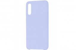 Накладка для Samsung Galaxy A02 Silicone cover без логотипа небесно-голубая