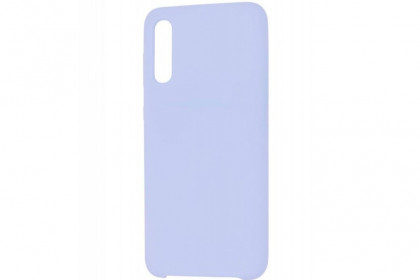 Накладка для Samsung Galaxy A02 Silicone cover без логотипа небесно-голубая