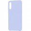 Накладка для Samsung Galaxy A02 Silicone cover без логотипа небесно-голубая
