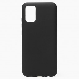 Накладка для Samsung Galaxy A02S/M02S Silicone cover черная