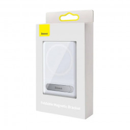 Держатель Baseus Foldable Magnetic Bracket LUXZ010002 белый