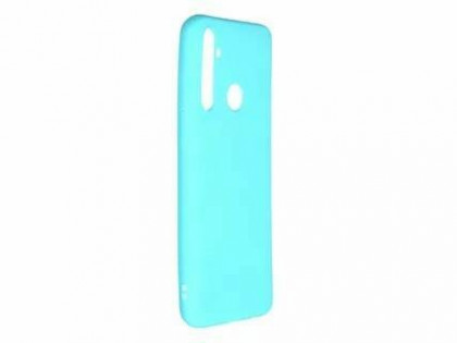 Накладка для Samsung Galaxy A21 Silicone cover голубая