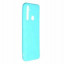 Накладка для Samsung Galaxy A21 Silicone cover голубая