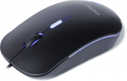 Мышь проводная беззвучная с подсветкой Smartbuy 288-K черная (SBM-288-K)