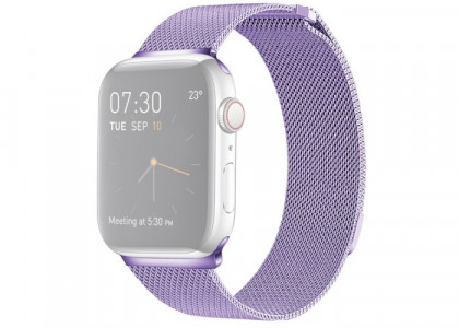 Сменный браслет для Apple Watch 42-44mm Milano №26 сиреневый