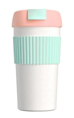 Термокружка Kiss Kiss Fish Rainbow 490ml розово-мятный