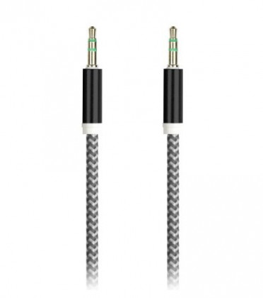 Аудиокабель AUX 3.5мм Smartbuy Straight (A-35-35box black) 1м черный