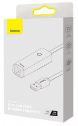 Переходник Baseus Lite series USB на RJ45 (WKQX000001) черный