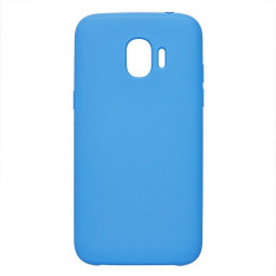 Накладка для Samsung Galaxy A5 (2018)/A8 (2018) Silicone cover голубая