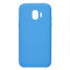 Накладка для Samsung Galaxy A5 (2018)/A8 (2018) Silicone cover голубая
