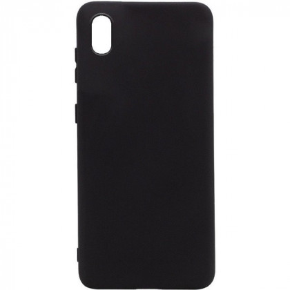 Накладка для Samsung Galaxy A10 Silicone cover без логотипа черная