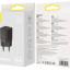Сетевое зар. устр. Baseus GaN3 Fast Charger 1USB-C 30W (CCGN010101) черное