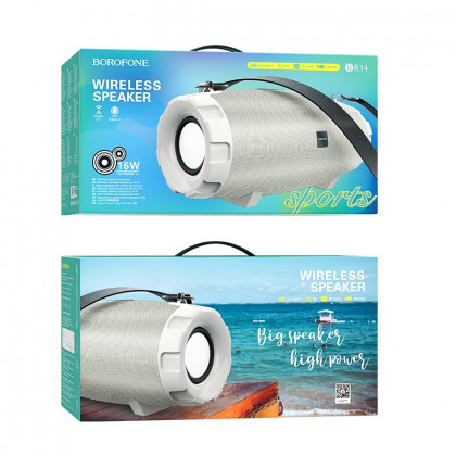 Bluetooth колонка Borofone BR14 Amplio sports BT5.0/2400mAh/2ч/16Вт серебристая