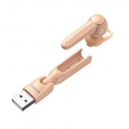 Bluetooth-гарнитура Baseus Encok A05 BT5.0/50mAh/6ч (NGA05-04) розовая