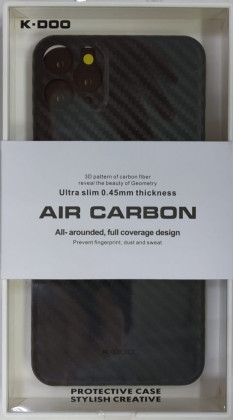 Накладка для i-Phone 11 Pro Max K-Doo Air Carbon пластик черная
