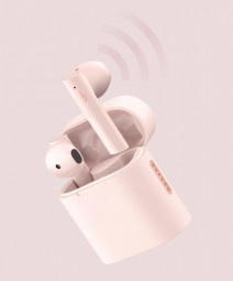 Беспроводные наушники TWS Haylou MoriPods BT5.2/35mAh (310mAh)/3ч розовые