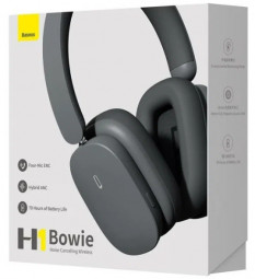 Наушники Bluetooth полноразмерные Baseus H1 Bowie BT5.2/400mAh/40ч NGTW230013 черные
