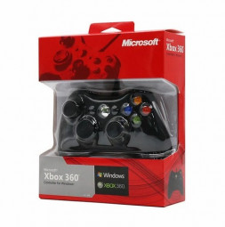 Bluetooth-контроллер для XBOX 360 проводной черный
