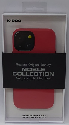 Накладка для i-Phone 13 Mini K-Doo Noble кожаная красная