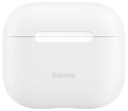 Чехол Baseus Super Thin Silica Gel Case for AirPods 3 (WIAPPOD-CBZ02) белый