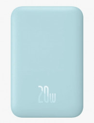 Powerbank с беспроводной зарядкой Baseus Magnetic Wireless 10000mAh 20W (PPCX030003) голубой