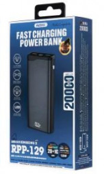 Powerbank REMAX RPP-129 20000mAh 2USB  22.5W серый
