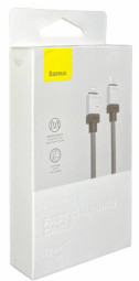 Кабель-зарядка Type-C на Lightning Baseus Coolplay Series 20W 480 Мбит/с 1м CAKW00001 серый