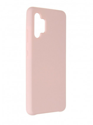 Накладка для Samsung Galaxy A32 Silicone cover пудро