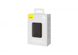 Powerbank с беспроводной зарядкой Baseus Magnetic Wireless 6000mAh 20W (PPCX020001) чёрный