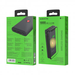Powerbank с беспроводной зарядкой Borofone BT31 10000mAh 2USB черный