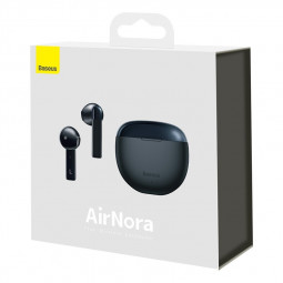 Мобильная Bluetooth-гарнитура Baseus AirNora BT5.0/35mAh (450mAh)/4ч (NGW2-01) черная