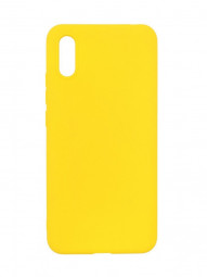 Накладка для Samsung Galaxy A10 Silicone cover желтая