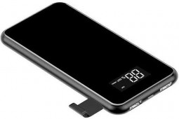 Powerbank с беспроводной зарядкой Baseus Full 8000mAh 2USB 2.1A (PPALL-EX01) черный