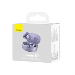 Мобильная Bluetooth-гарнитура Baseus Bowie E2 BT5.2/40mAh (300mAh)/5ч (NGTW090005) сиреневая