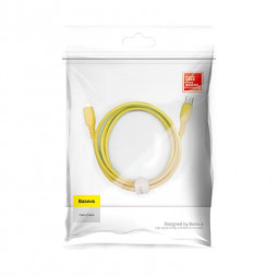 Кабель-зарядка Type-C на Lightning Baseus Colorful 18W 1.2м (CATLDC-0Y) жёлтый