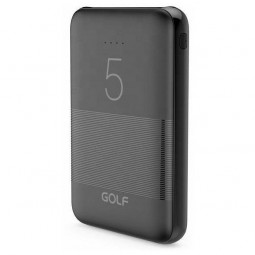Powerbank GOLF G95 5000mAh 2USB черный